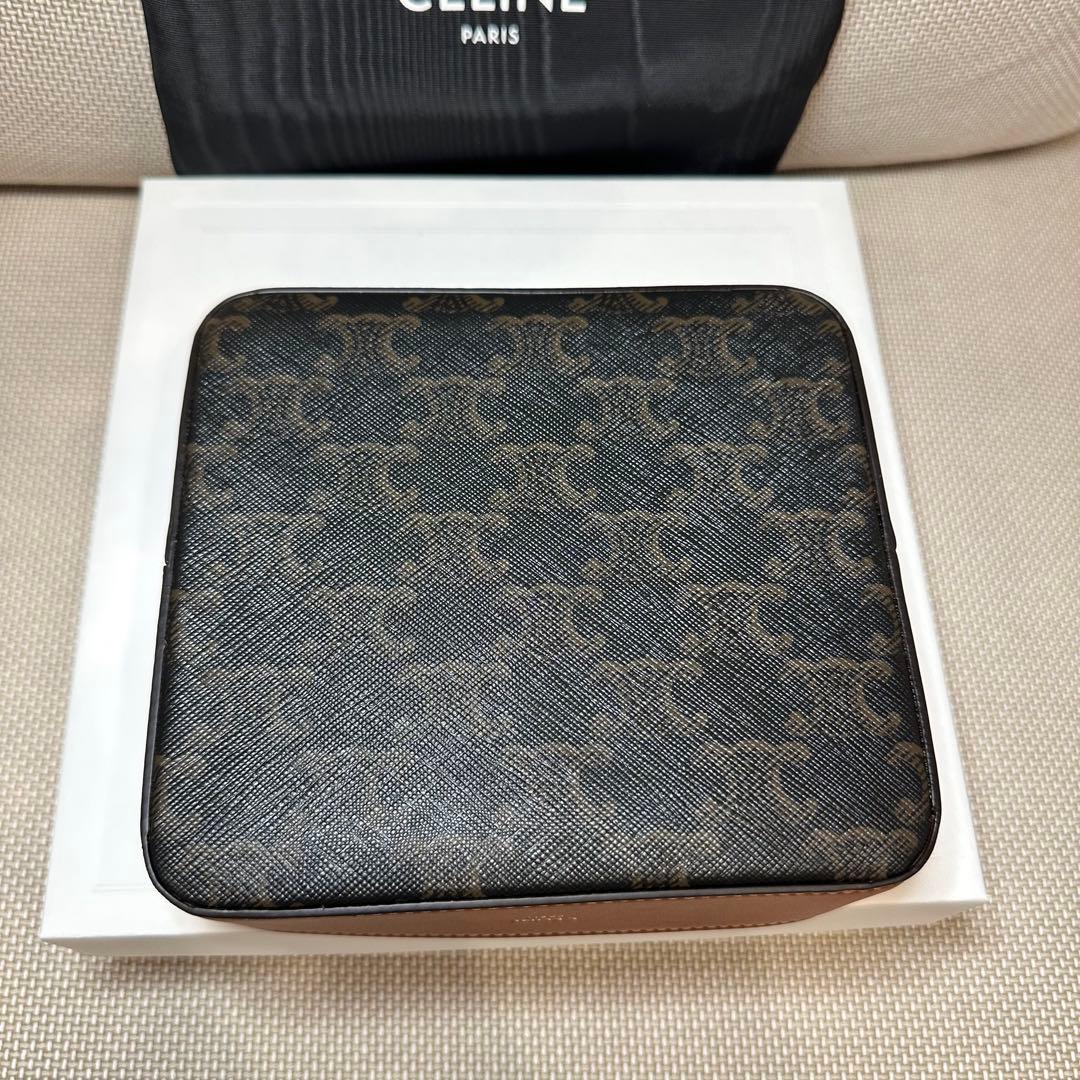 【正規品】CELINEトリオンフレザートレー アクセサリーボウル