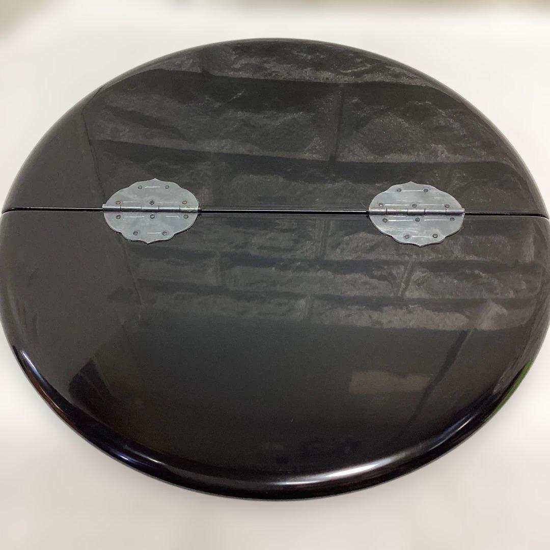 S1 茶道具　平水指　塗り蓋　本漆　真塗　割り蓋　漆塗