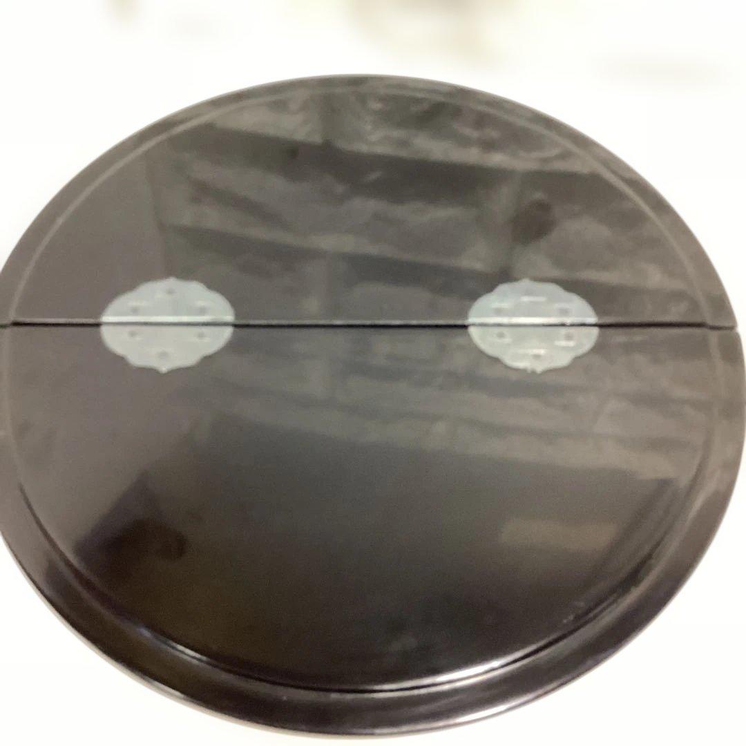 S1 茶道具　平水指　塗り蓋　本漆　真塗　割り蓋　漆塗