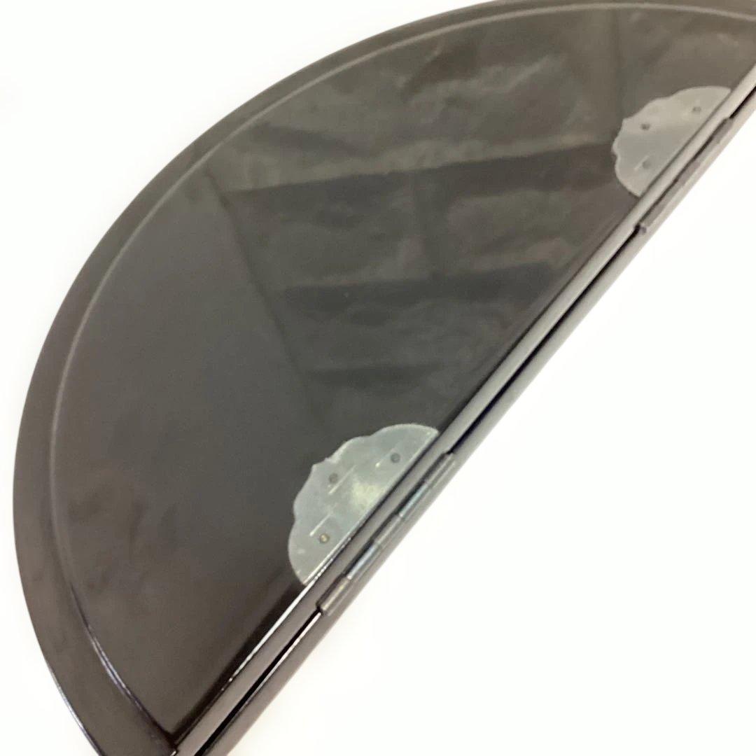 S1 茶道具　平水指　塗り蓋　本漆　真塗　割り蓋　漆塗