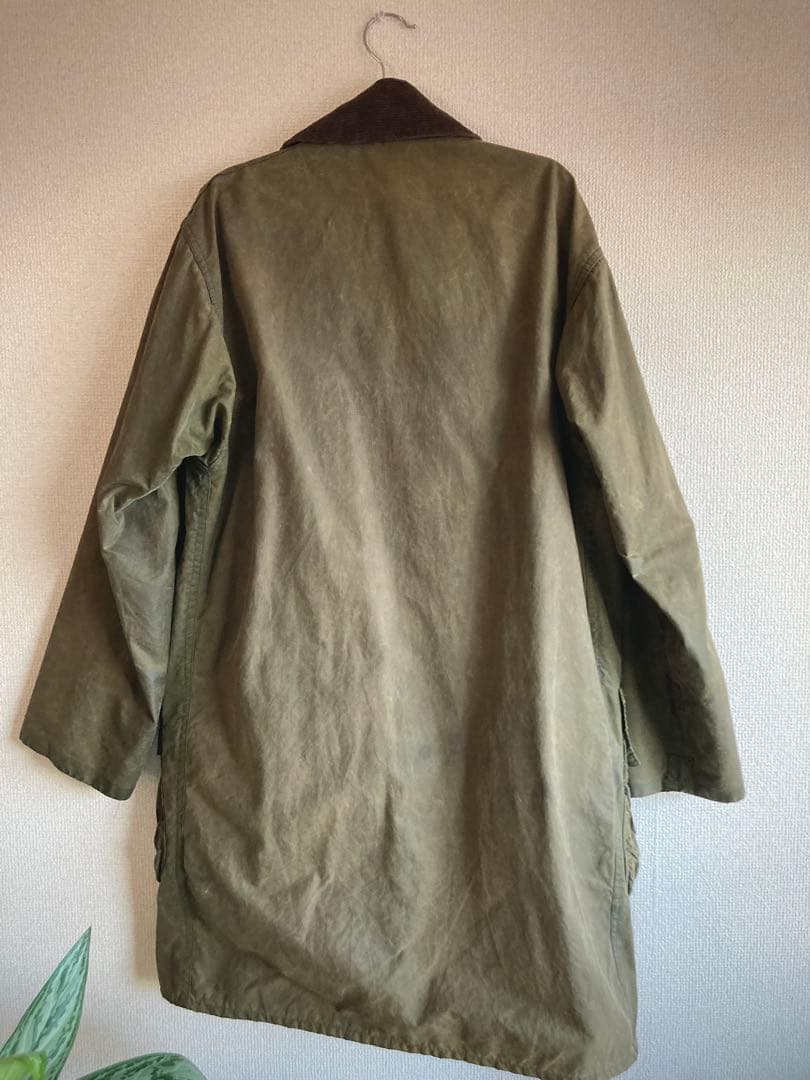 Barbour【英国製】ヴィンテージバブアー　オイルド ジャケットBORDER