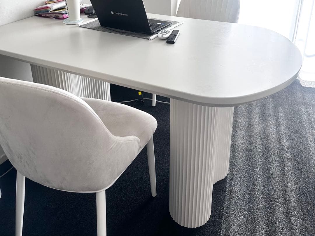 北欧風　楕円形　ダイニングテーブル