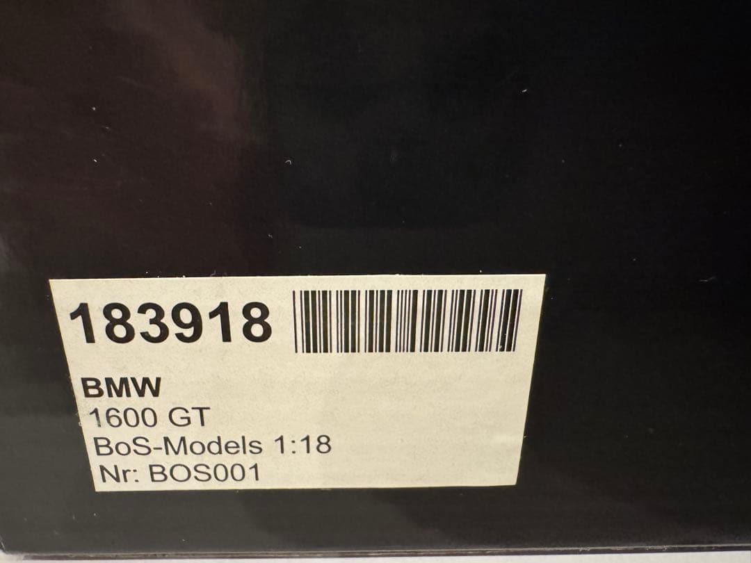 レア BMW 1600GTレジン製 BoS Best of Show 1/43