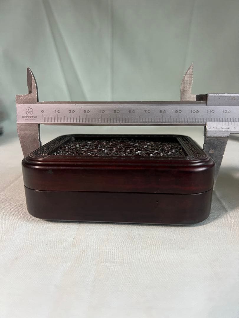 唐木 紫檀 香盒 小物入れ