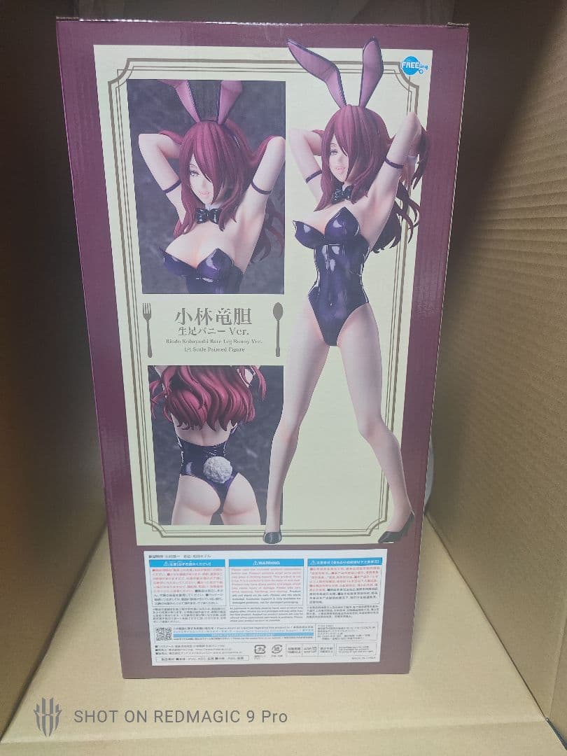 ポ*ポ様 食戟のソーマ　小林竜胆 バニー　フィギュア　2種　FREEing　1/