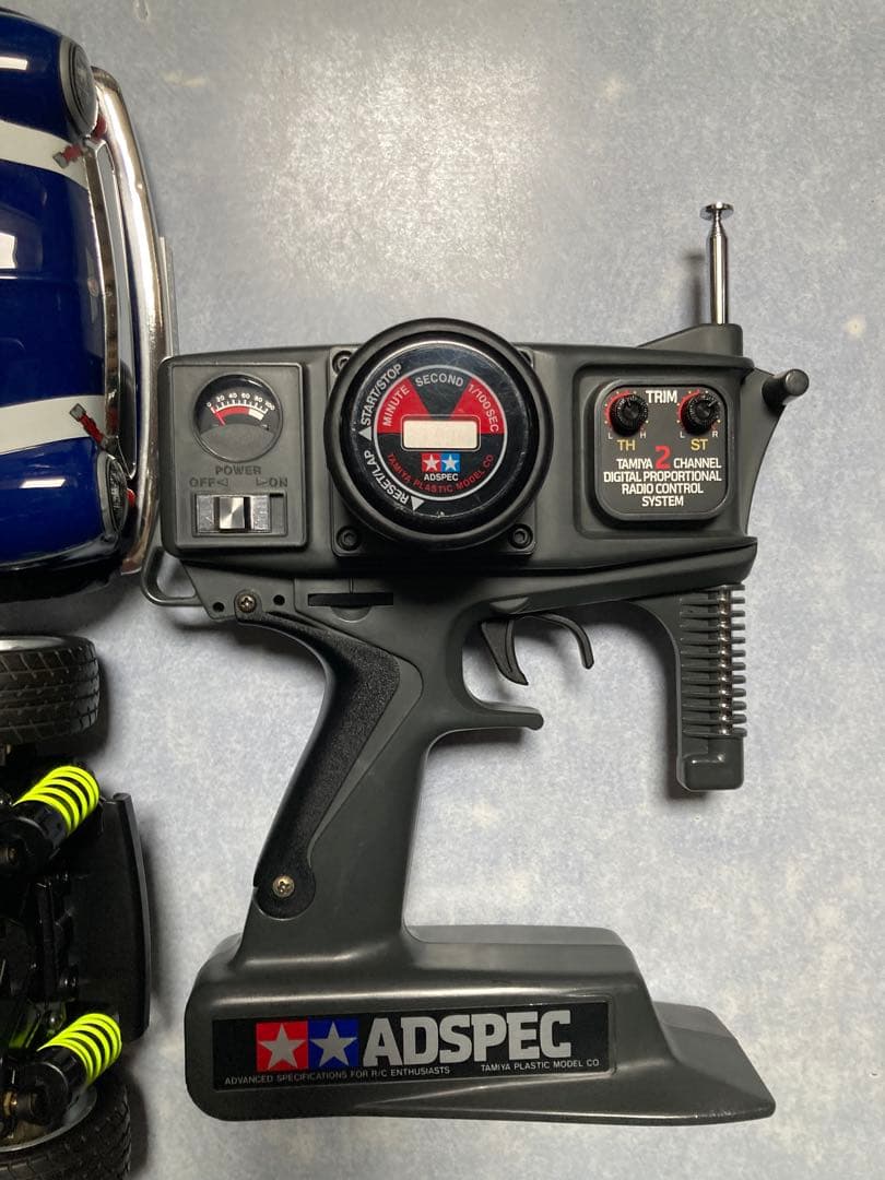 【タミヤRCカー】1/10ローバーミニクーパークーパー未走行品•メカ、プロポ付き