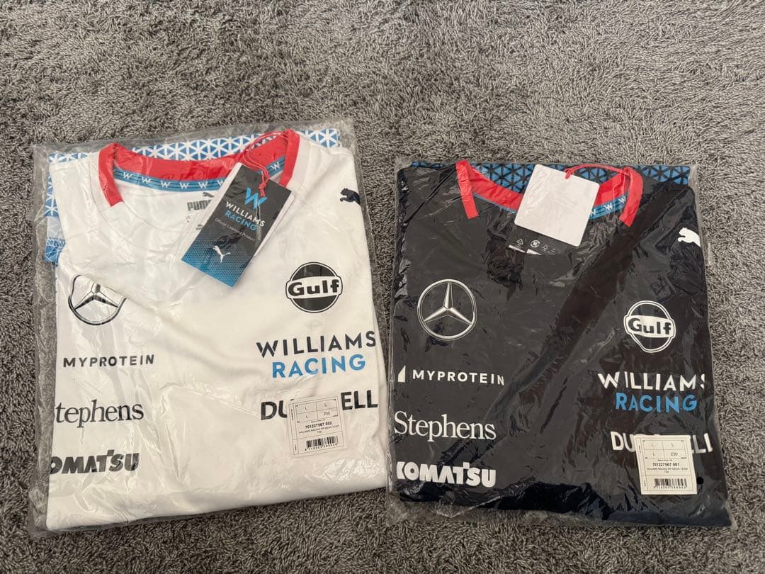 Williams F1 Racing スタッフ Tシャツ 2枚セット 新品