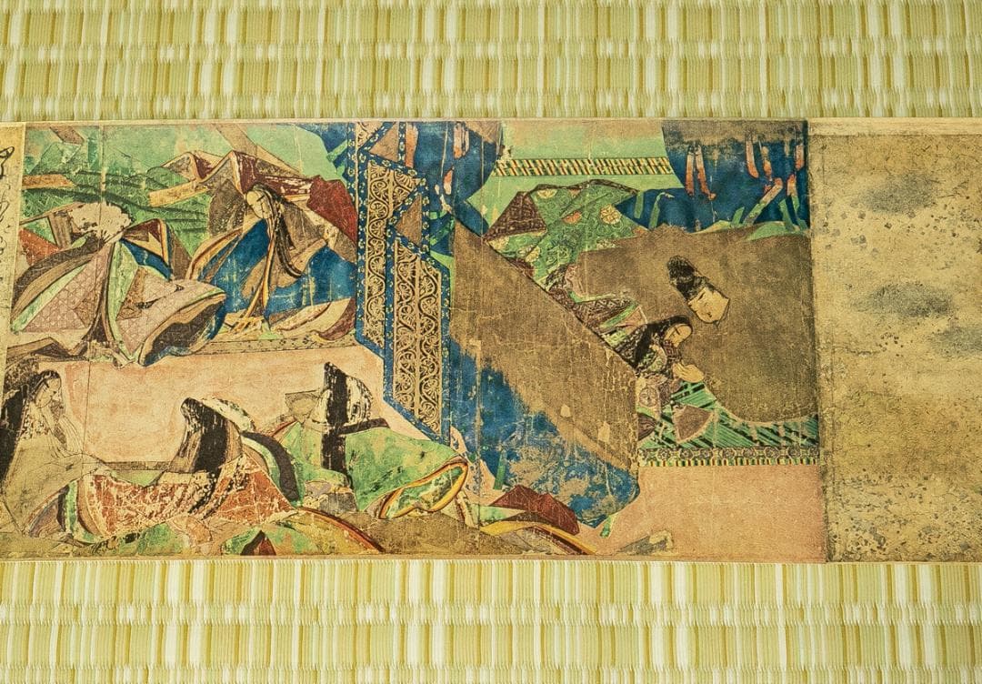 掛軸-1667　国宝　源氏物語絵巻　4巻　講談社　昭和43年定価158,000円