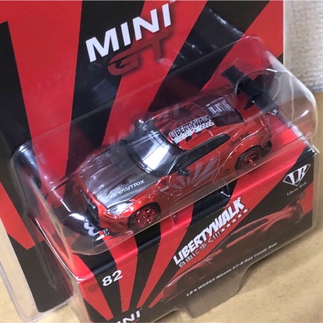 MINI GT　LBWK　日産GT-R R35　キャンディレッド　トイザらス限定