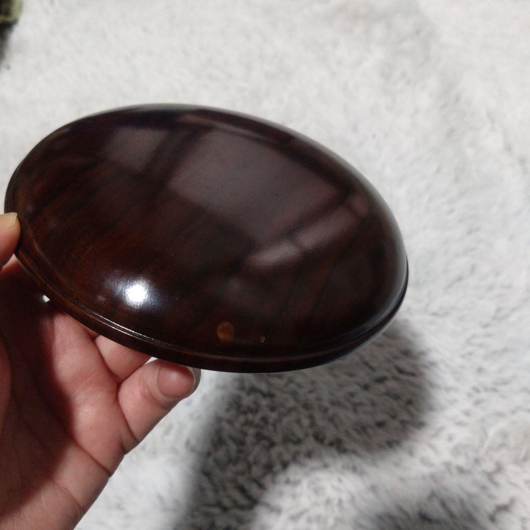 囲碁　黒檀碁笥