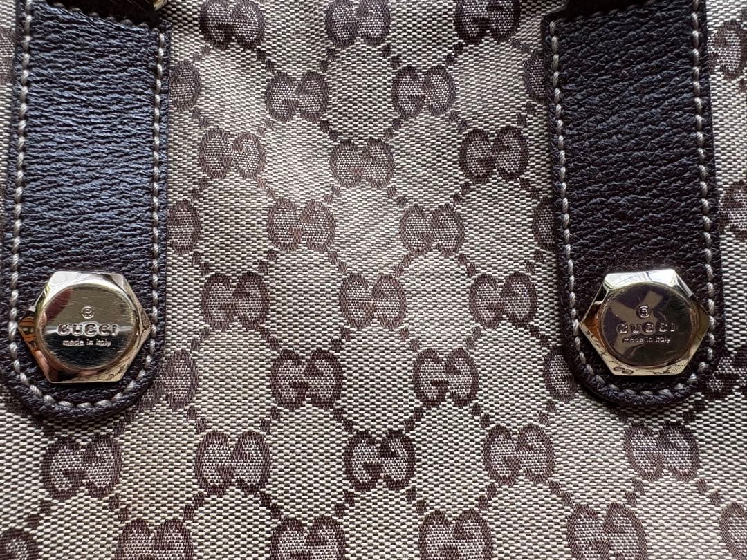 GUCCI トートバッグ ベージュ ブラウン