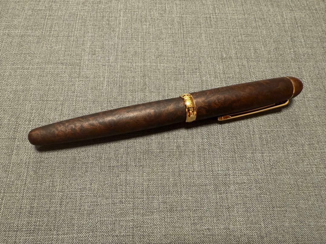 アカブライヤー 万年筆 センチュリー3776 プラチナ万年筆 B（太字）