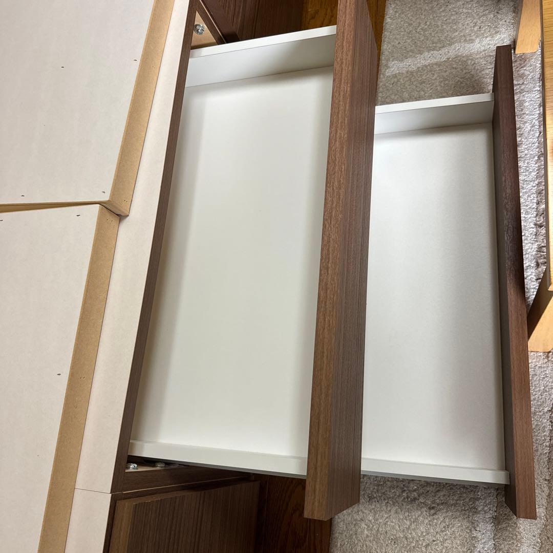 ニトリ ベッドフレーム製品名: シングルベッドフレームジオチェスト40T/MBR