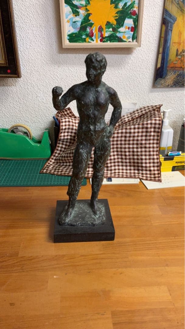 ミ*ユ様 勲四等旭日小綬章受賞 彫刻家【小森邦夫】ブロンズ