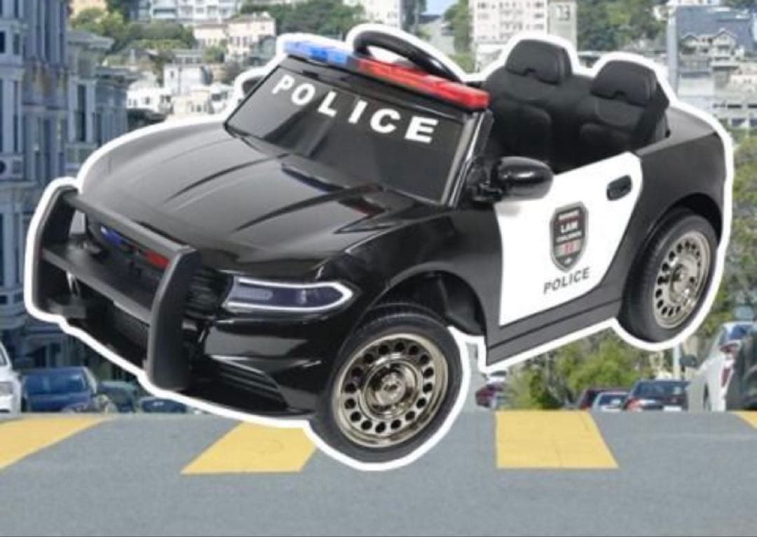 子供　乗用　パトカー　車　乗り物