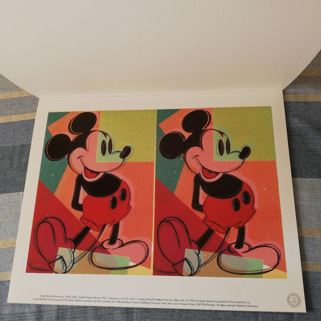 アンディ・ウォーホル　ミッキーマウス　printbook