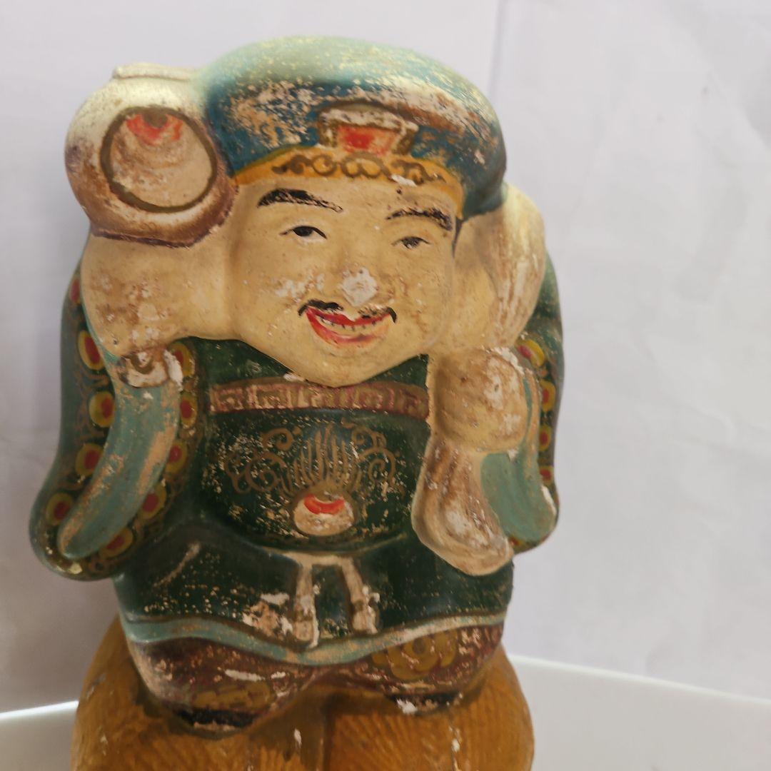 大黒天、恵比寿様　人形2点