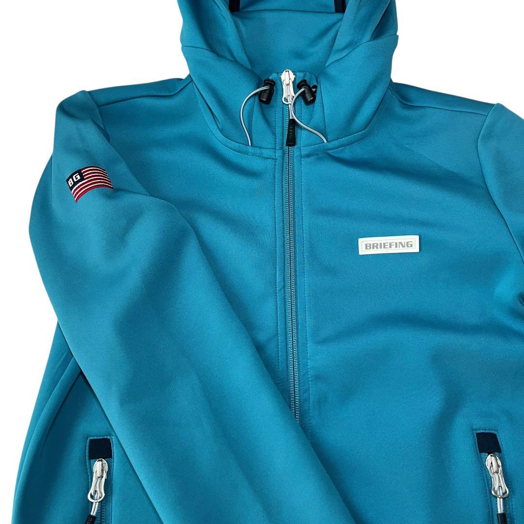 【超美品】ブリーフィングゴルフ レディースパーカー S ストレッチ レアカラー