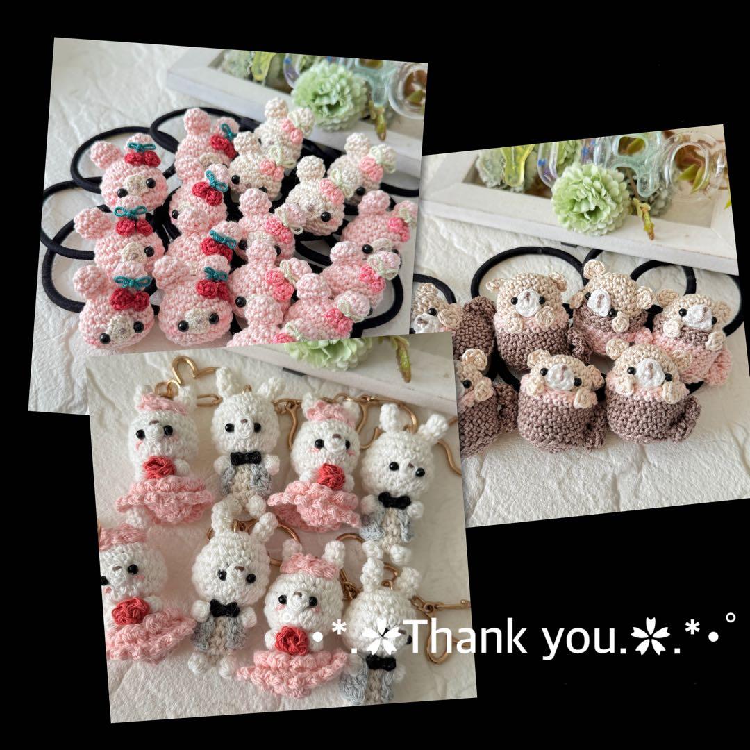 【Mi 様】ハンドメイドチャーム＆ヘアゴム