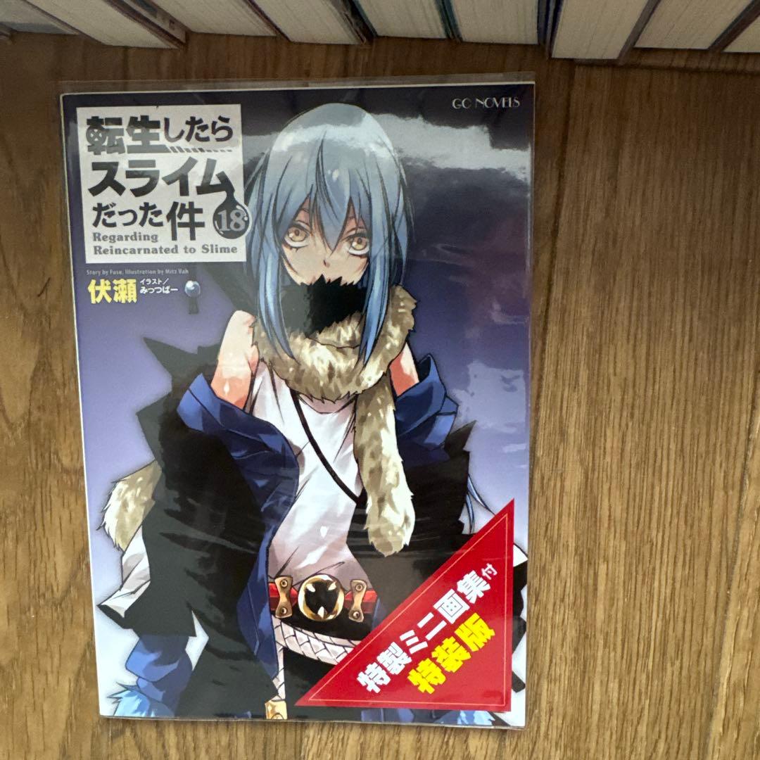 転生したらスライムだった件 既刊全巻22巻まで　クリアカバー付けています