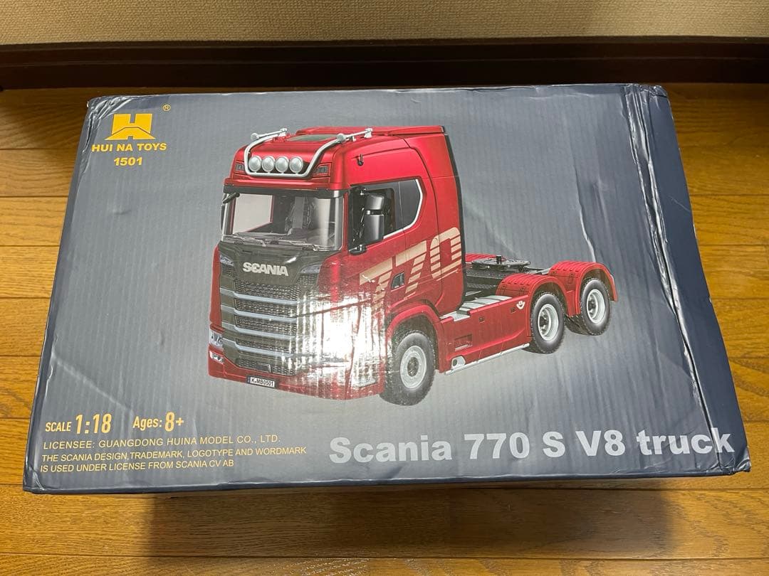 1/18 HUINA 770S スカニアRC トレーラーセット