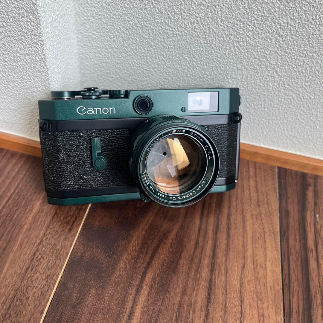Canon P ＋　canon 50mm f1.4 L39 【グリーン】