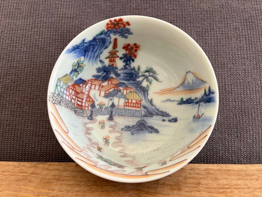 今泉今右衛門　今右衛門　椀　抹茶椀　富士山