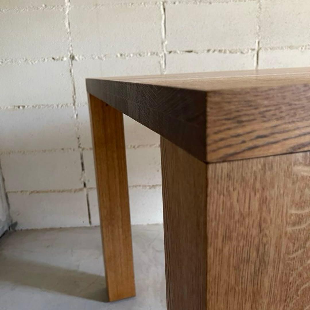 美品　nissin 日進木工　オーク無垢材　ダイニングテーブル　アクタス　北欧