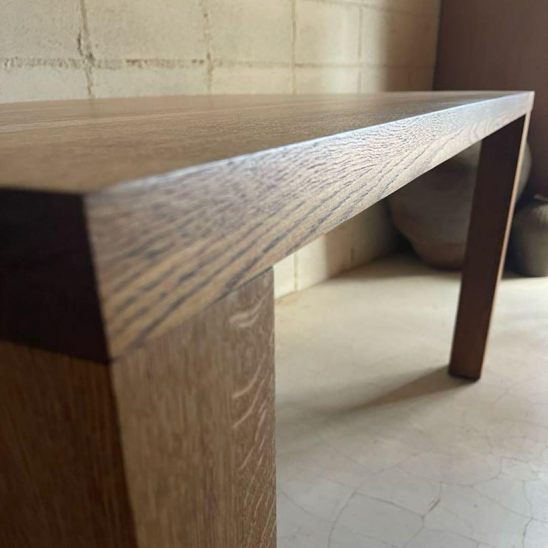 美品　nissin 日進木工　オーク無垢材　ダイニングテーブル　アクタス　北欧