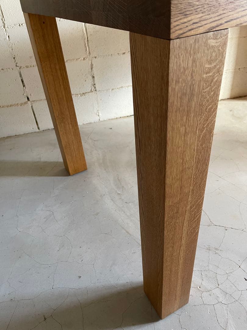 美品　nissin 日進木工　オーク無垢材　ダイニングテーブル　アクタス　北欧