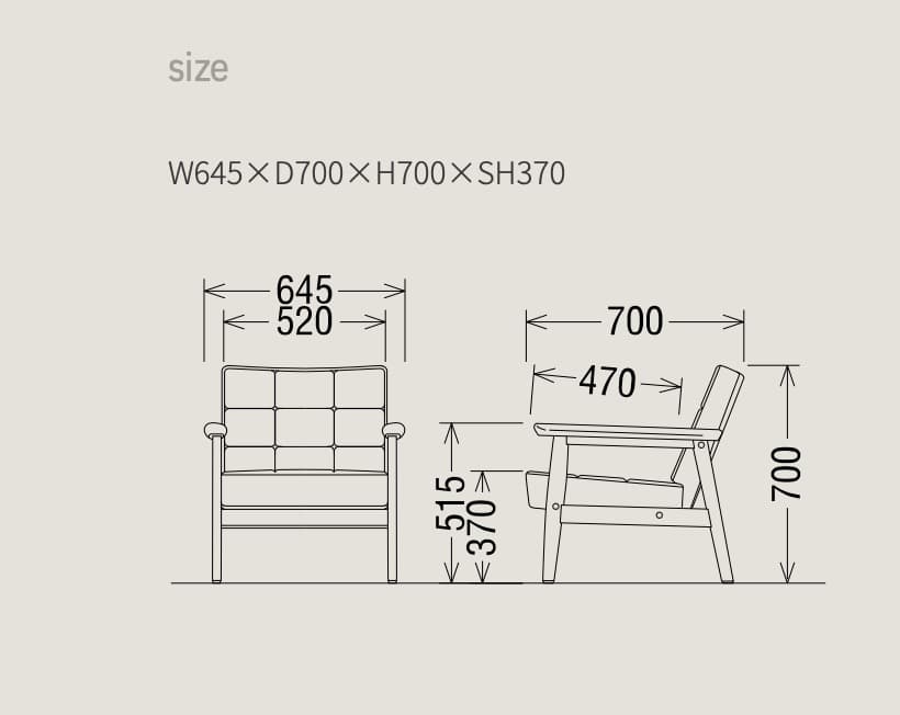 カリモク60 Kチェア 1シーター (ブラック)・2脚セット