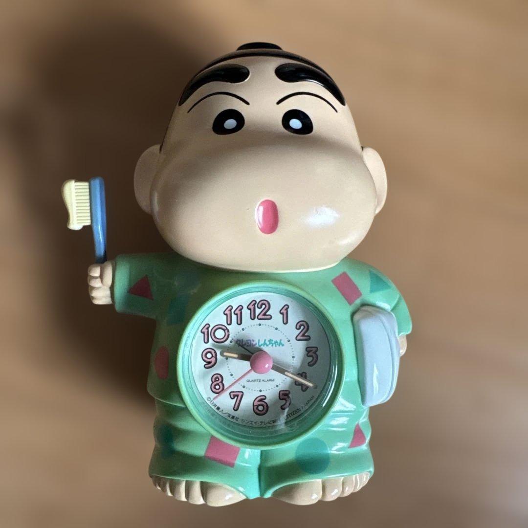 クレヨンしんちゃん アラーム時計　喋る
