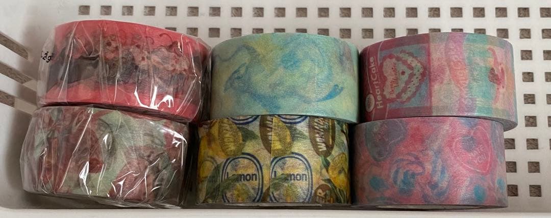 オカッパラバーとエトワールのマステ6個セット