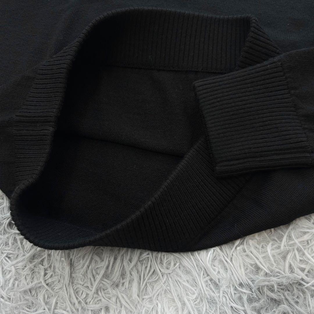 新品　V12 ニット　セーター　ウール　毛　ブラック　星柄　サイズ0