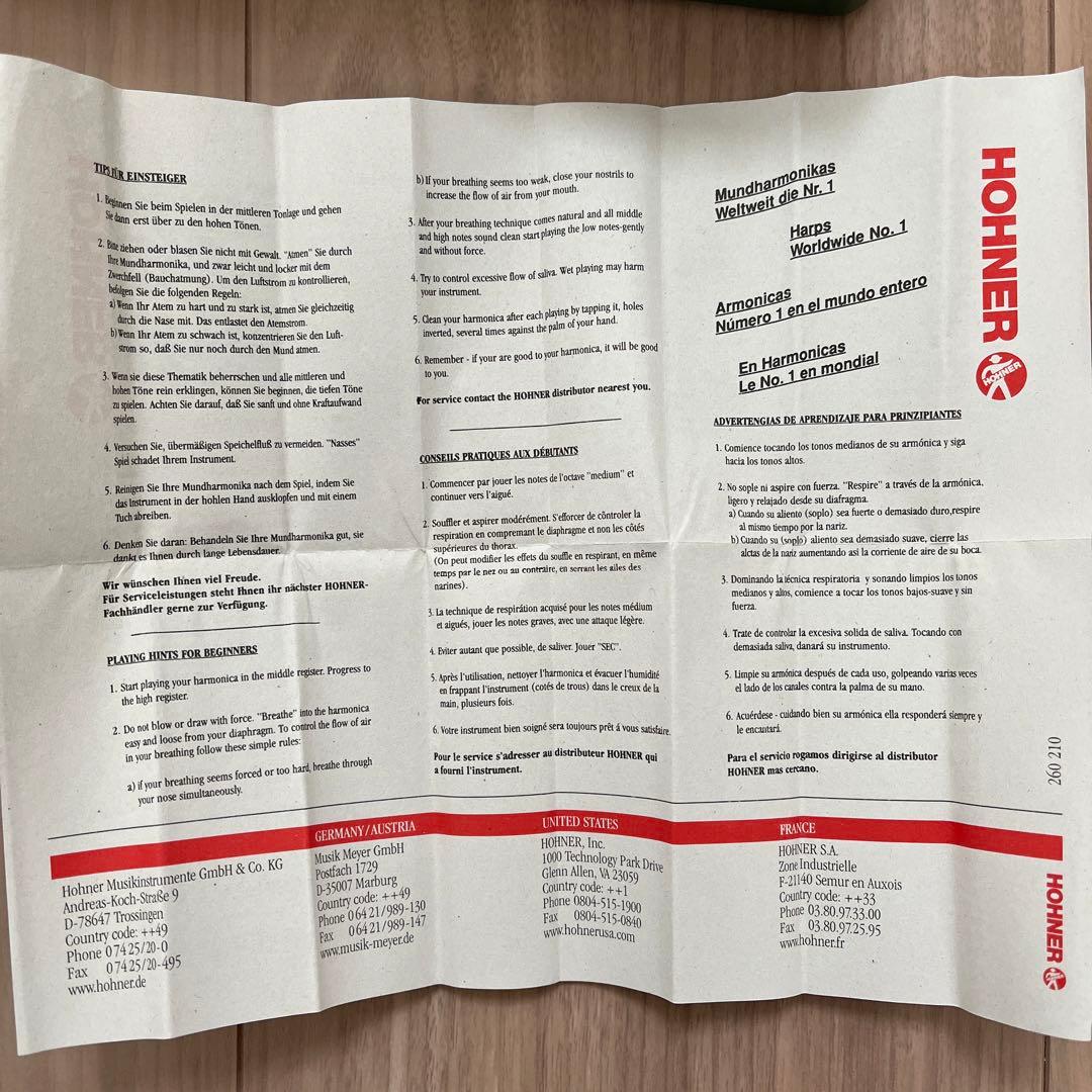 HOHNER ホーナー Chromonica 270 クロモニカ