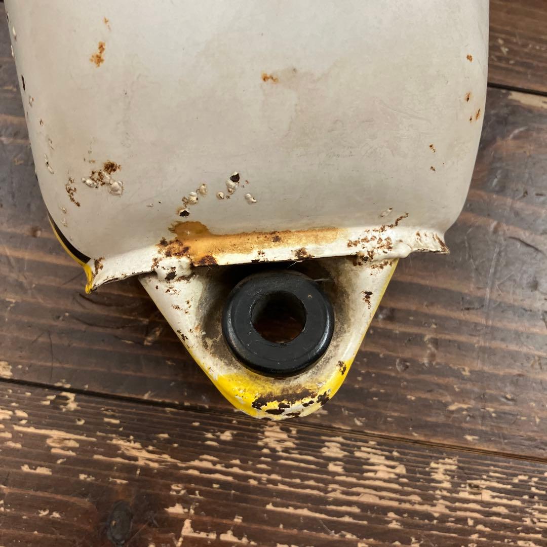 YAMAHA バイク タンク 白/黄