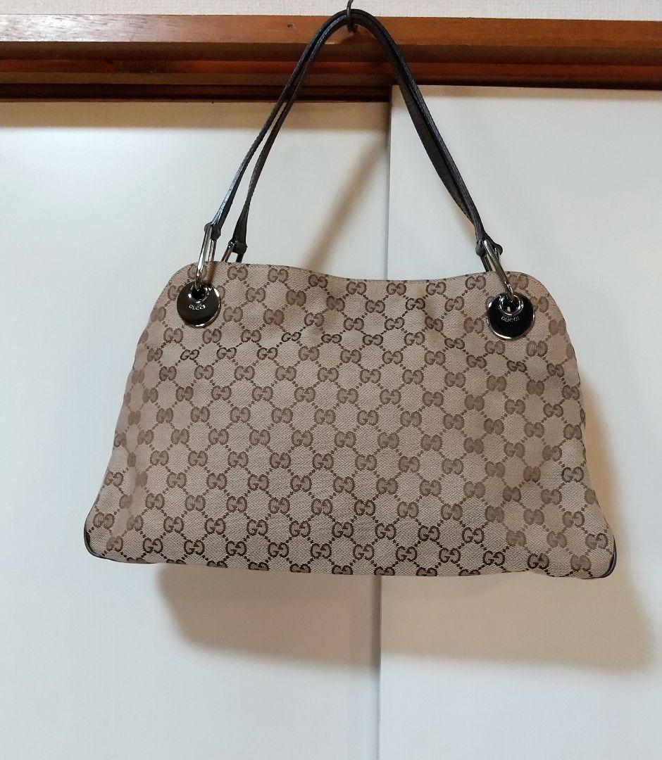 GUCCIグッチ２本手バッグ美品