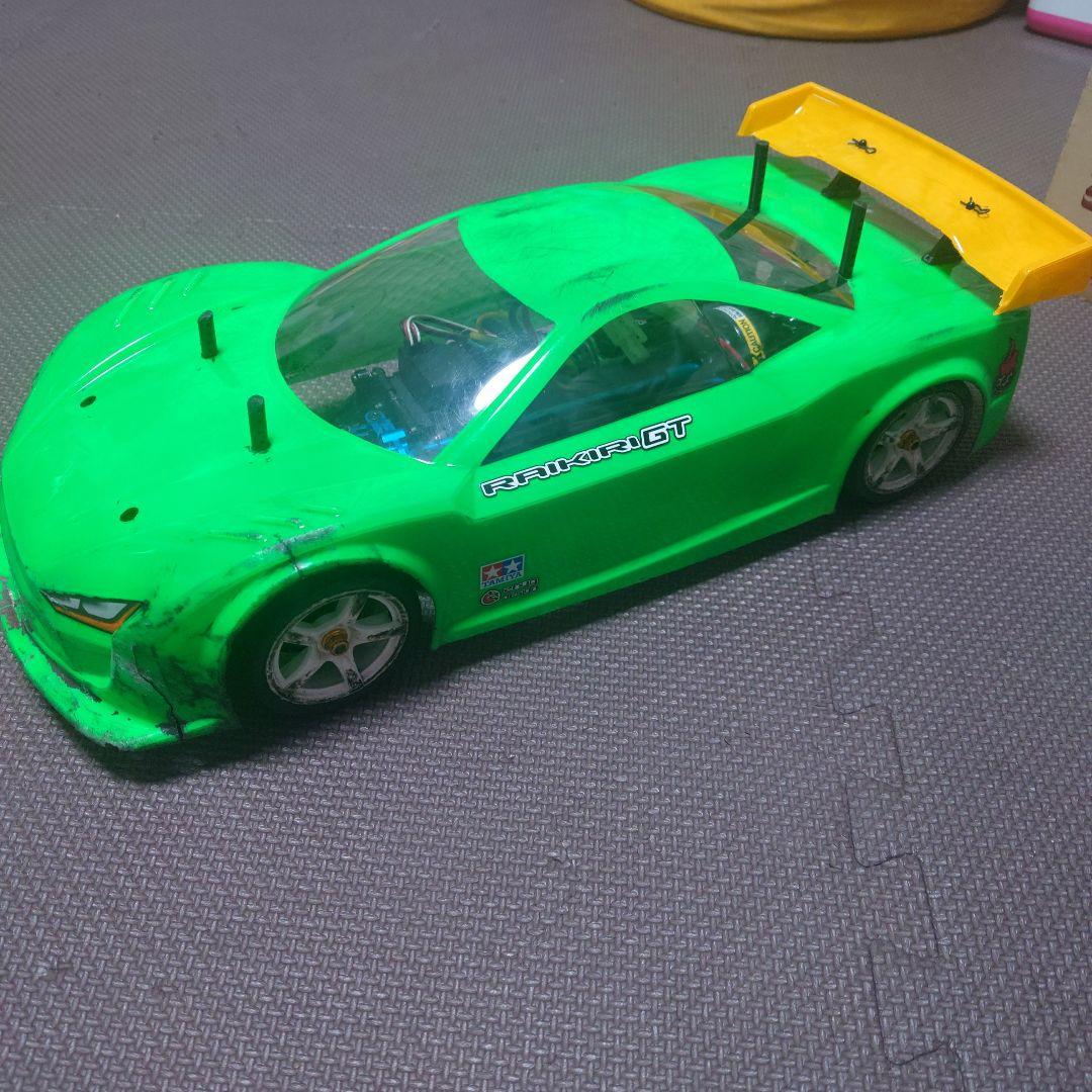 タミヤ　TT-02　(ヤリス組み立て途中ボディ付き)