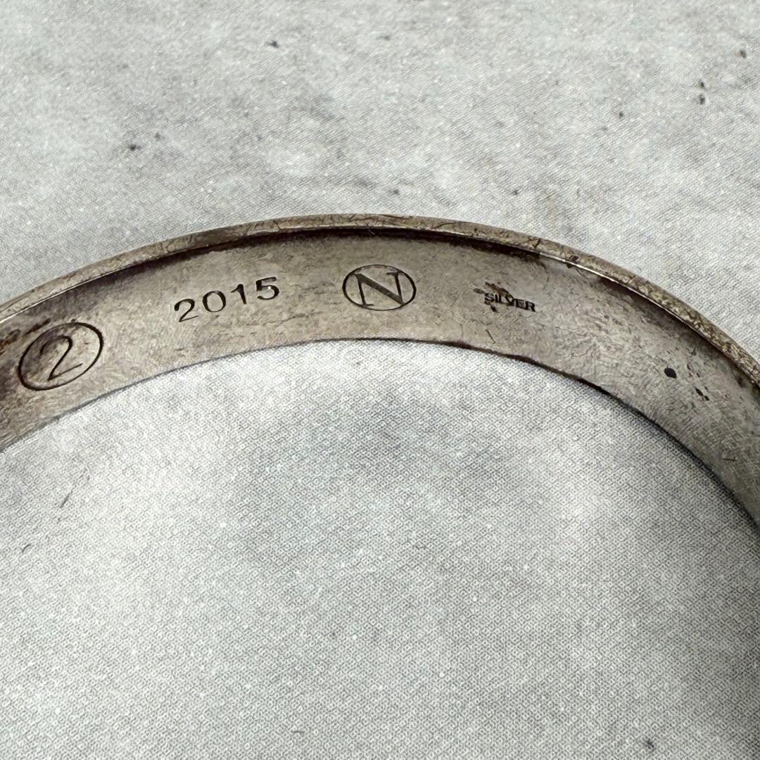 FANTASTICMAN ファンタスティックマン シルバーバングル 幅1cm