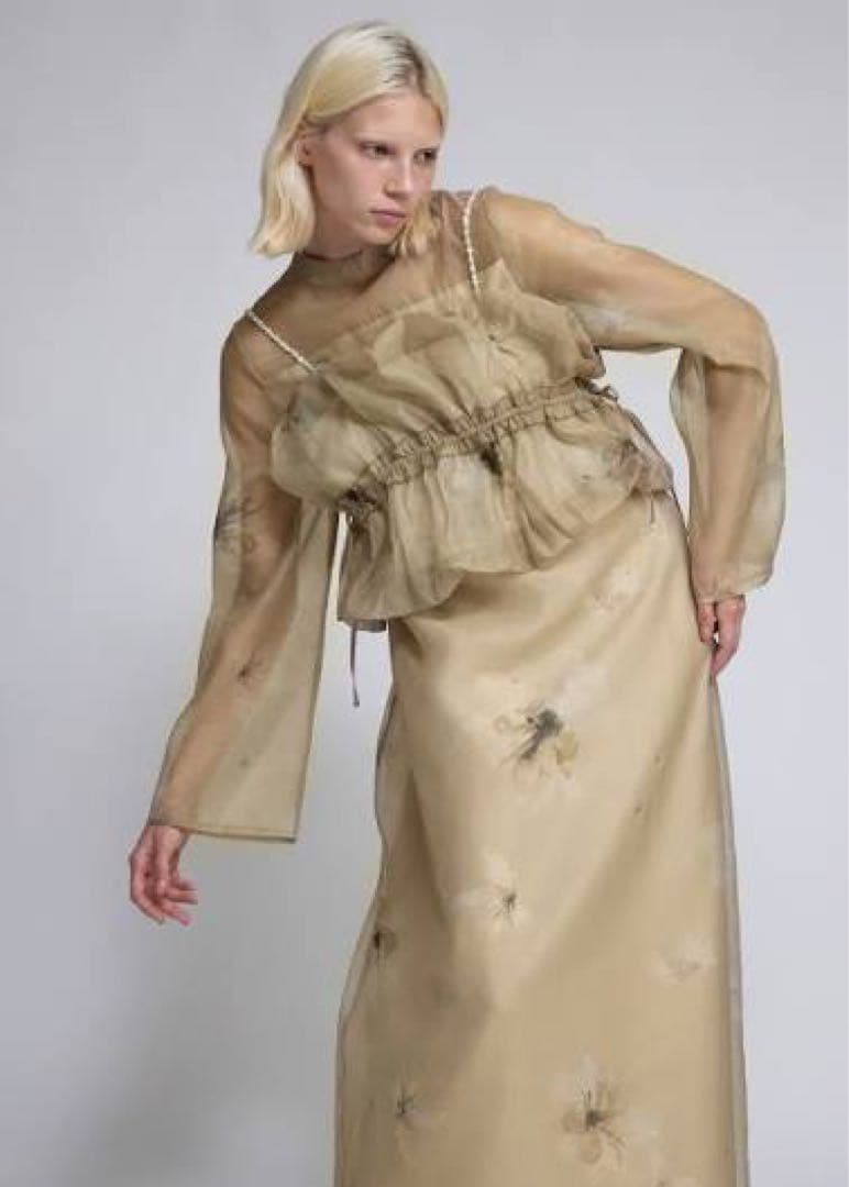 willfully オケージョンドレス　ワンピース　ベージュ