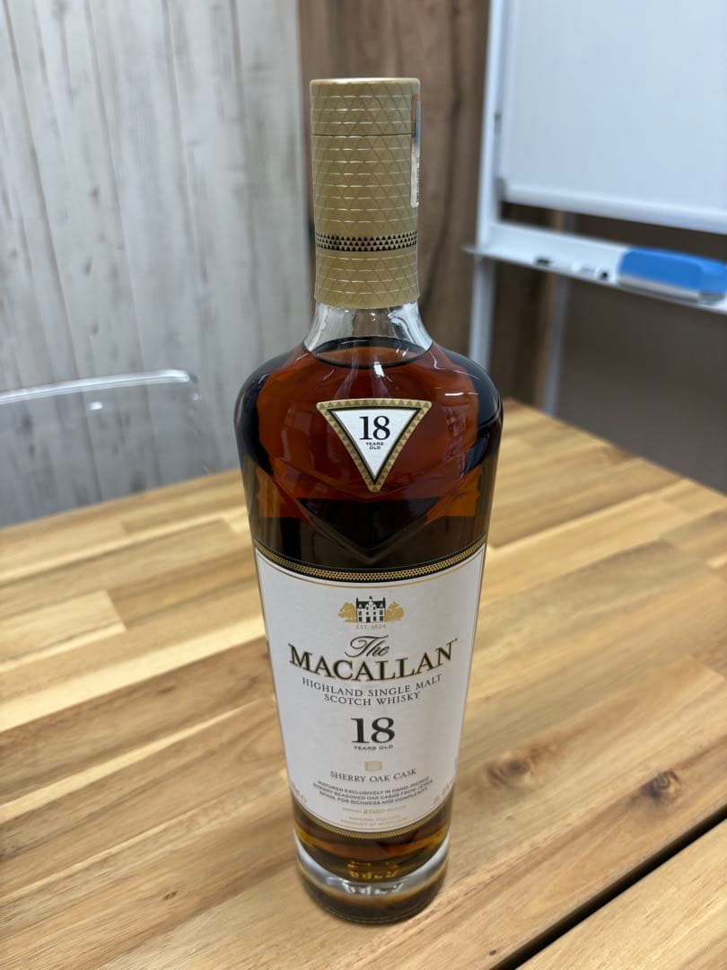 The Macallan 18年 シェリーオーク 700ml 2020年