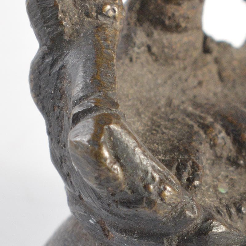 仏教美術　古銅　朝鮮仏　新羅小金銅仏　V　R7502