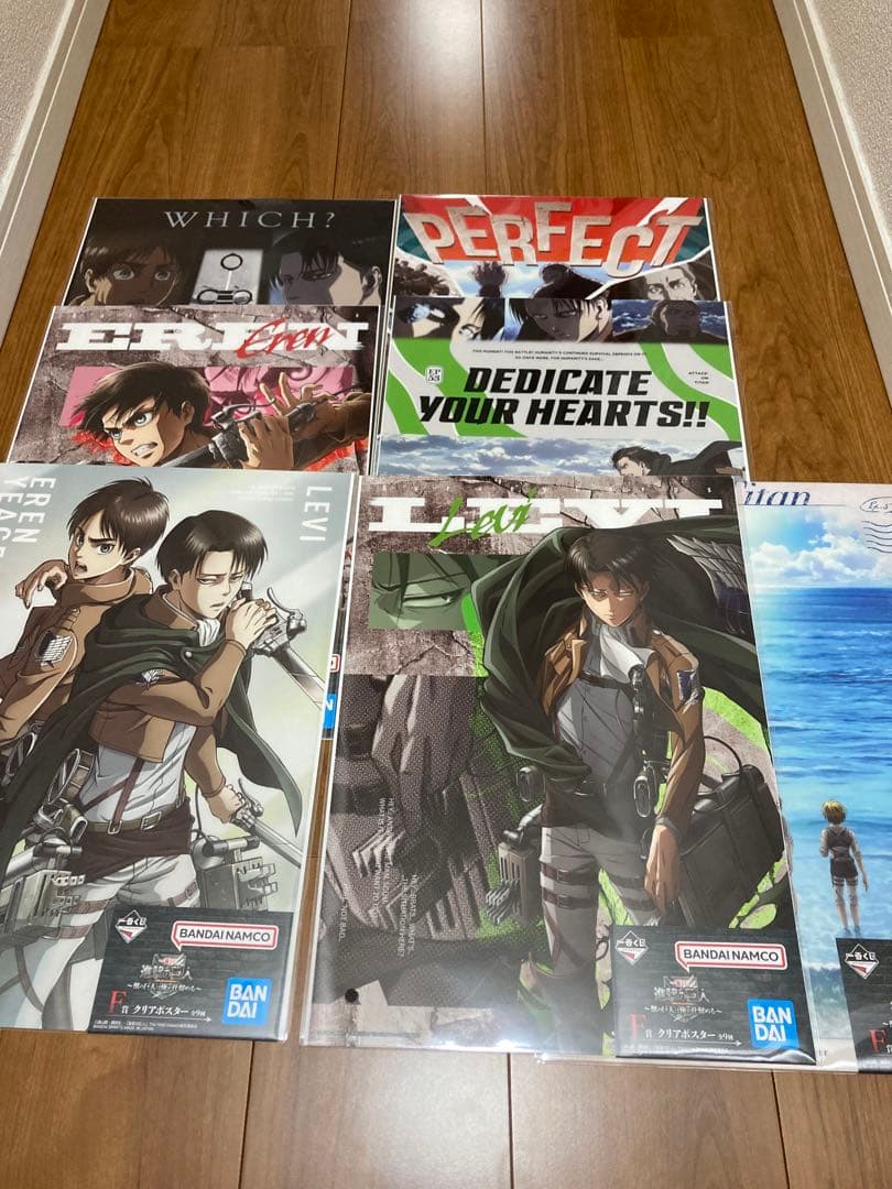 一番くじ 進撃の巨人 A賞 B賞 ラストワン賞 新品未開封　フィギュアコンプ