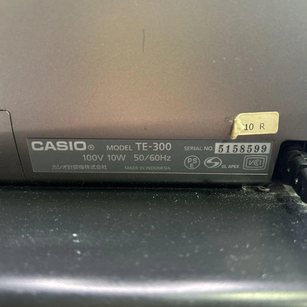 6816 【動作確認・初期化済み】 CASIO TE-300 電子レジスター