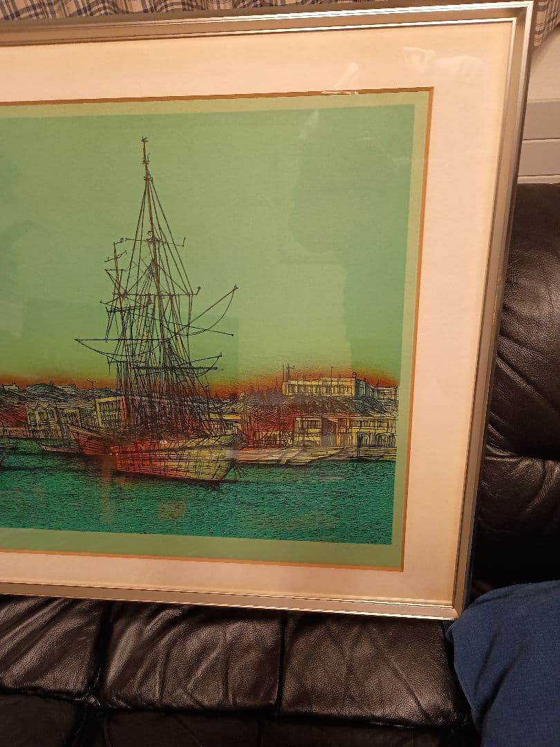 ジャンカルズー　リトグラフ　帆船