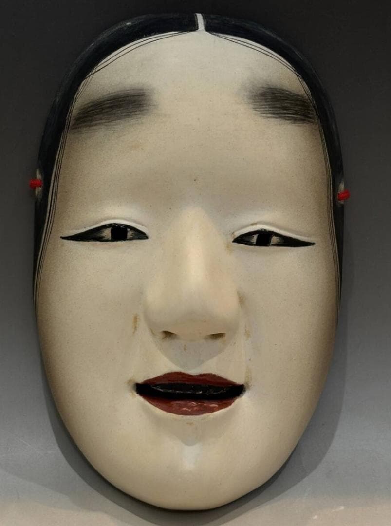 本格木彫 能面「若女」