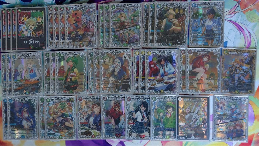 ドラゴン娘　構築デッキ　高レート　スリーブ付き