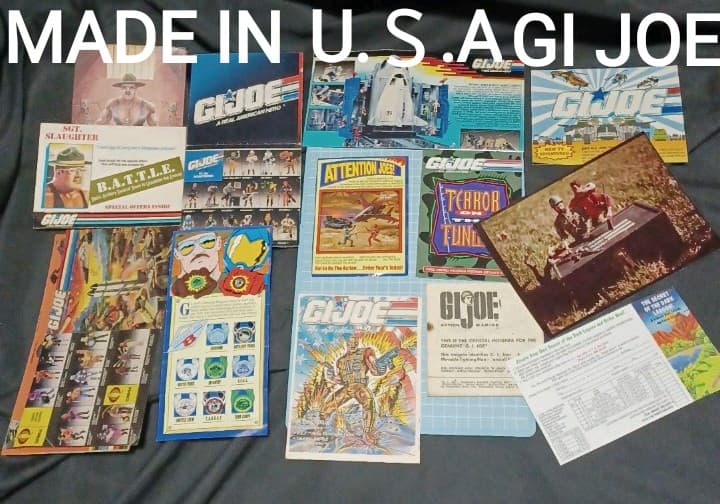 発売当初GI JOE 玩具封入冊子等まとめました(35)