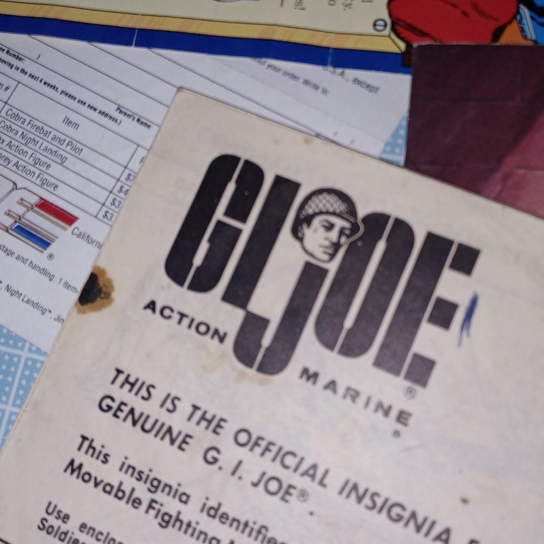 発売当初GI JOE 玩具封入冊子等まとめました(35)