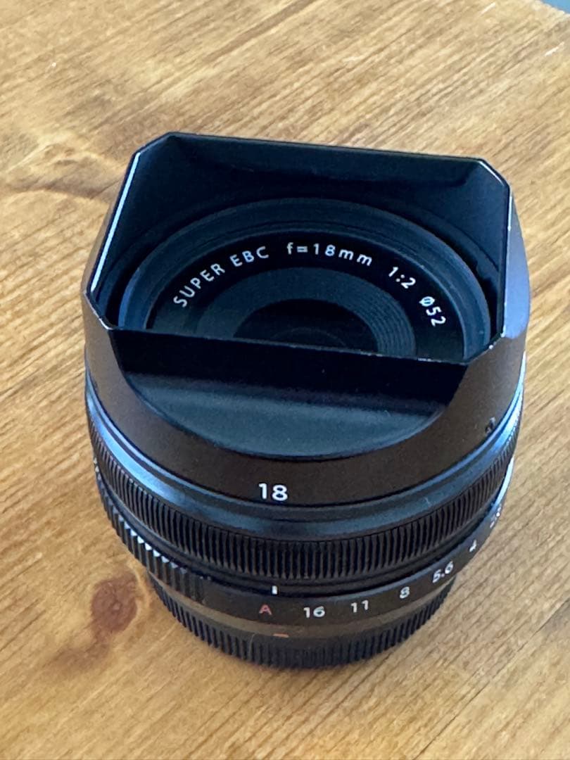 FUJIFILM FUJINON XF 18mm F2 Rレンズ